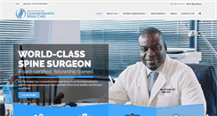 Desktop Screenshot of nynjspine.com